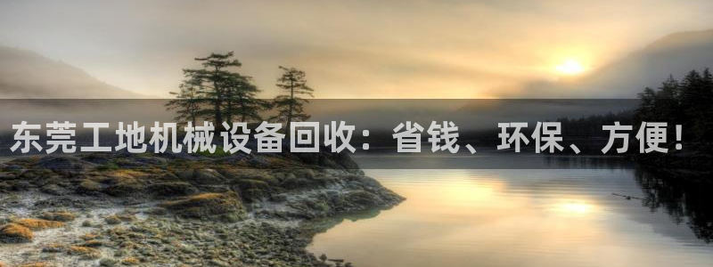 杏盛平台代理注册：东莞工地机械设备回收：省钱、环保、方便！