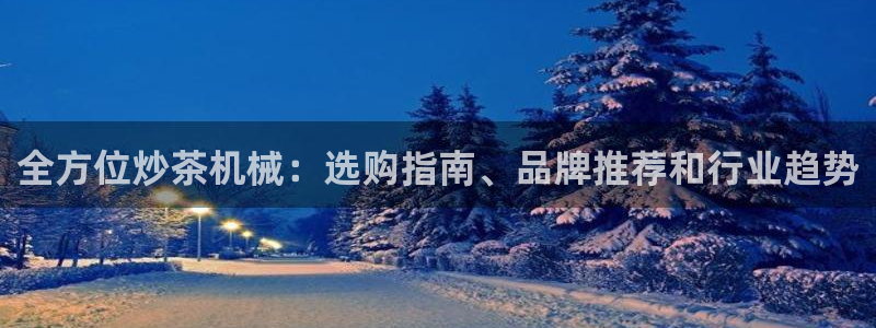 杏盛代理：全方位炒茶机械：选购指南、品牌推荐和行业趋势