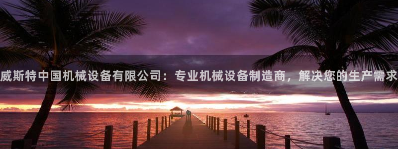 杏盛平台：威斯特中国机械设备有限公司：专业机械设备制造商，解决您的生产需求